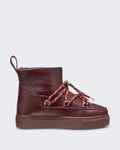 Women's Boot van glanzend volledig leer Red — huidige kleur