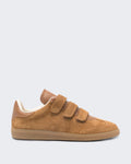 Women's Isabel Marant Beth Leather Sneakers Brown