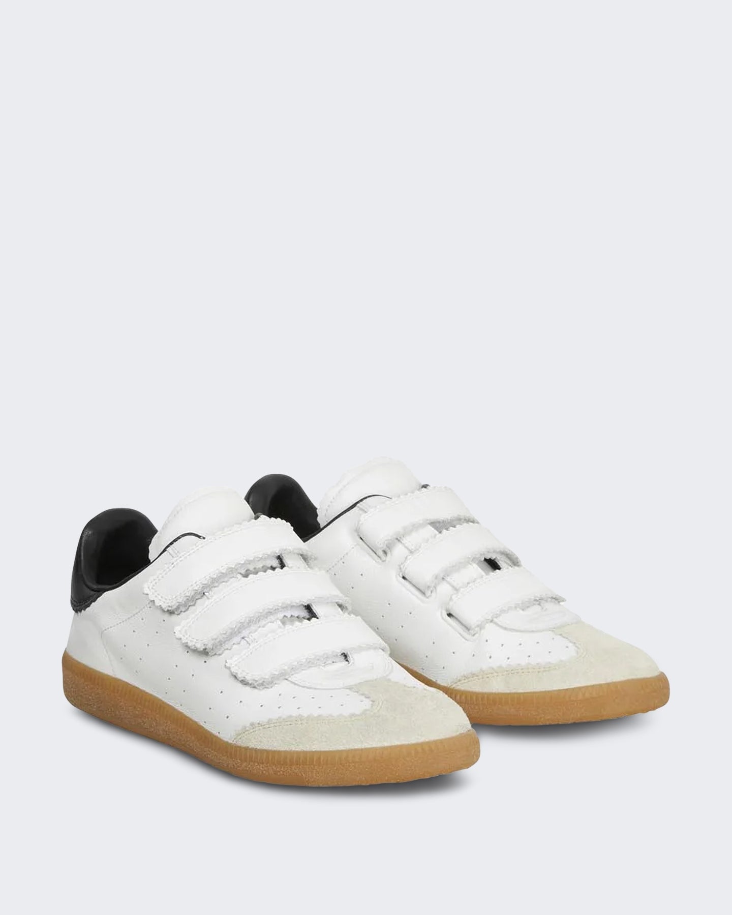 Isabel Marant Dames Beth leren sneakers Wit - Eleganza.nl