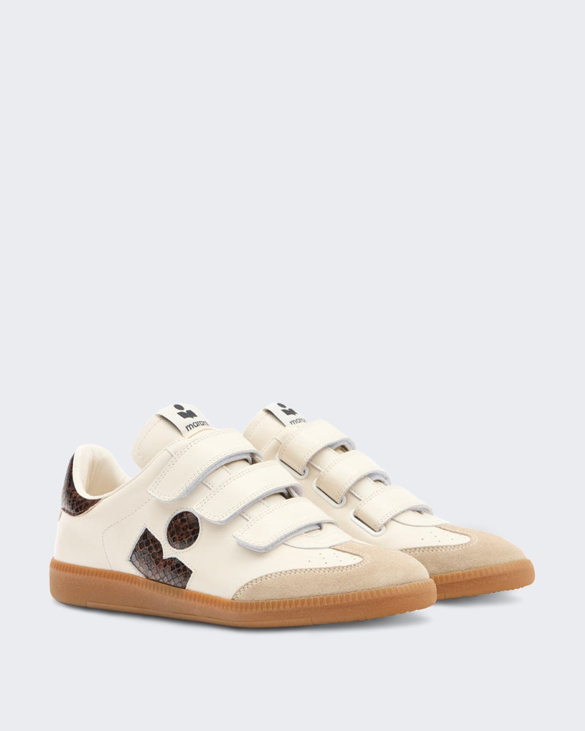 Isabel Marant Dames Beth sneakers in chalk/mocha Beige - Eleganza.nl