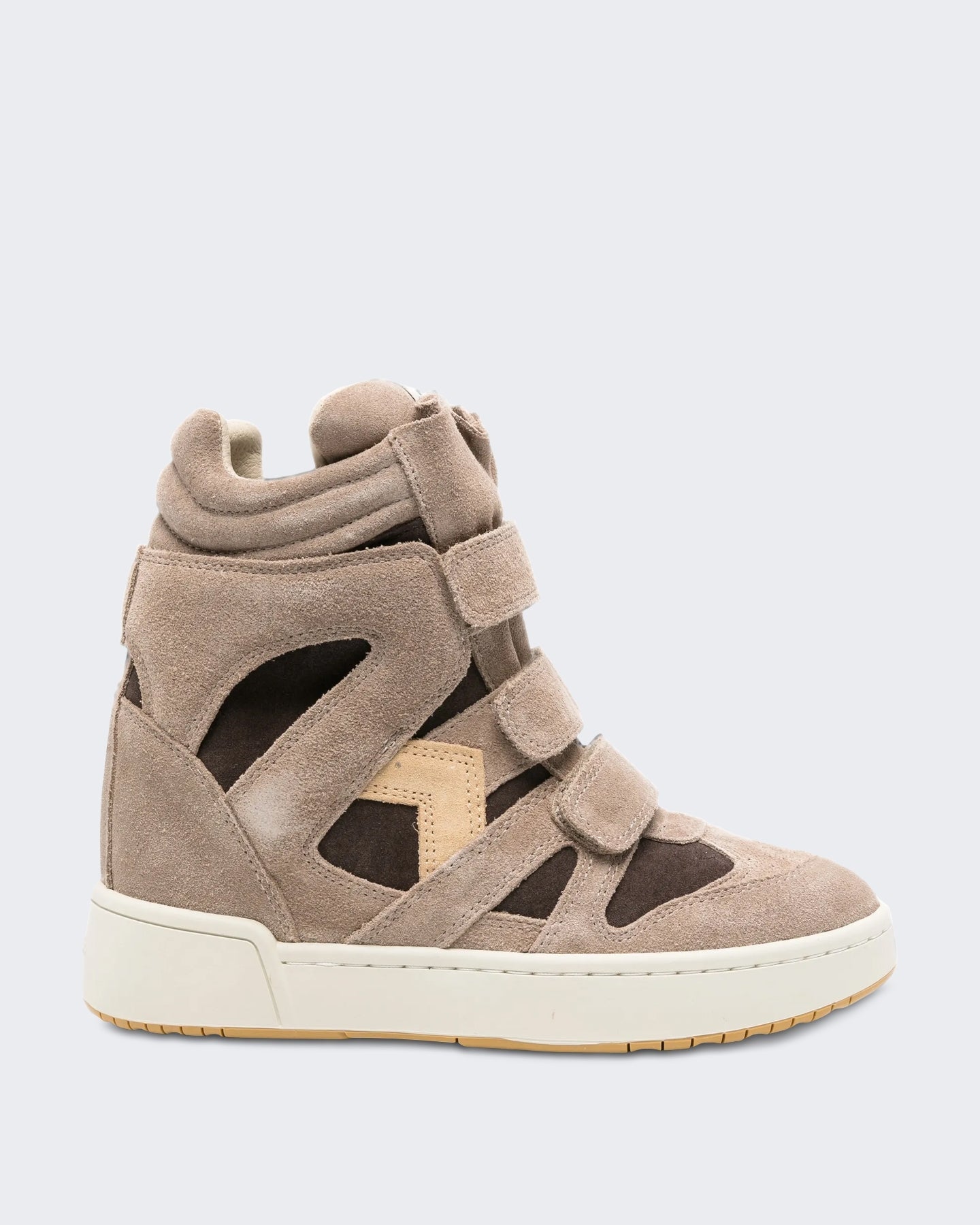 Isabel Marant Dames IM3 sneakers met kleurenblok Beige - Eleganza.nl