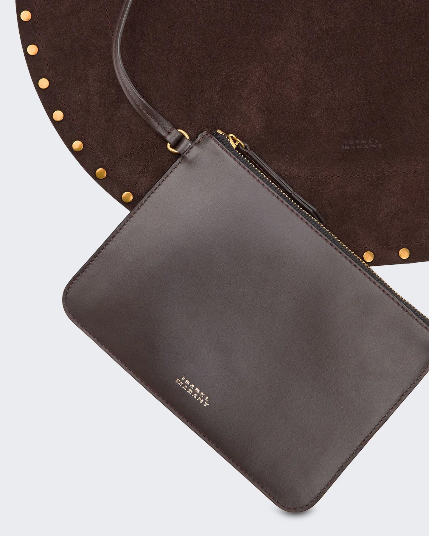 Isabel Marant Dames Oskan Hobo Bruin - Eleganza.nl