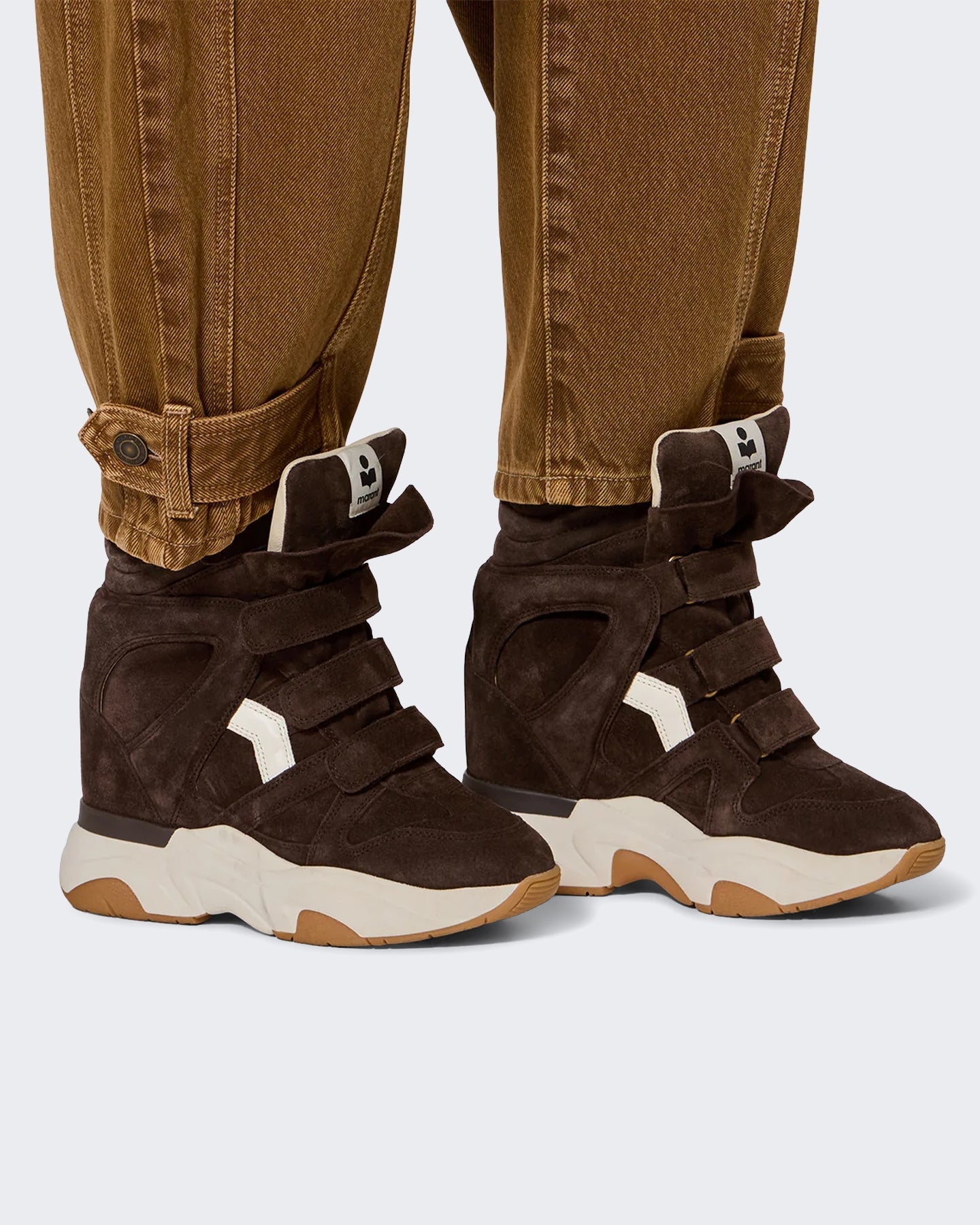 Isabel Marant Isabel Marant Balskee Sneaker Chocolade Bruin - Eleganza.nl