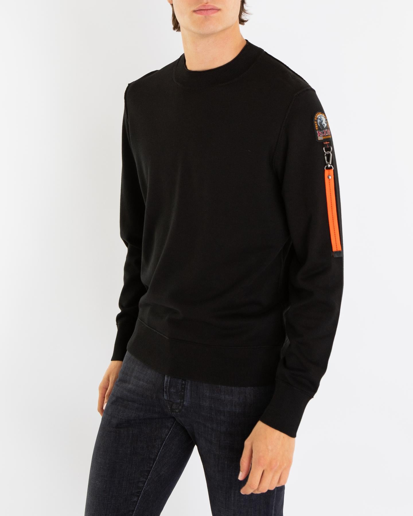 Heren Basic Braw Sweater Zwart