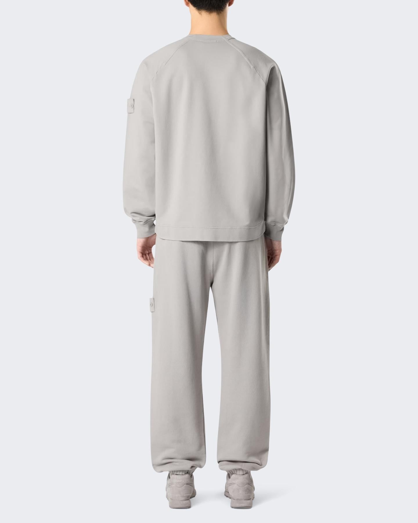 Heren Ghost Logopatch Sweater Grijs