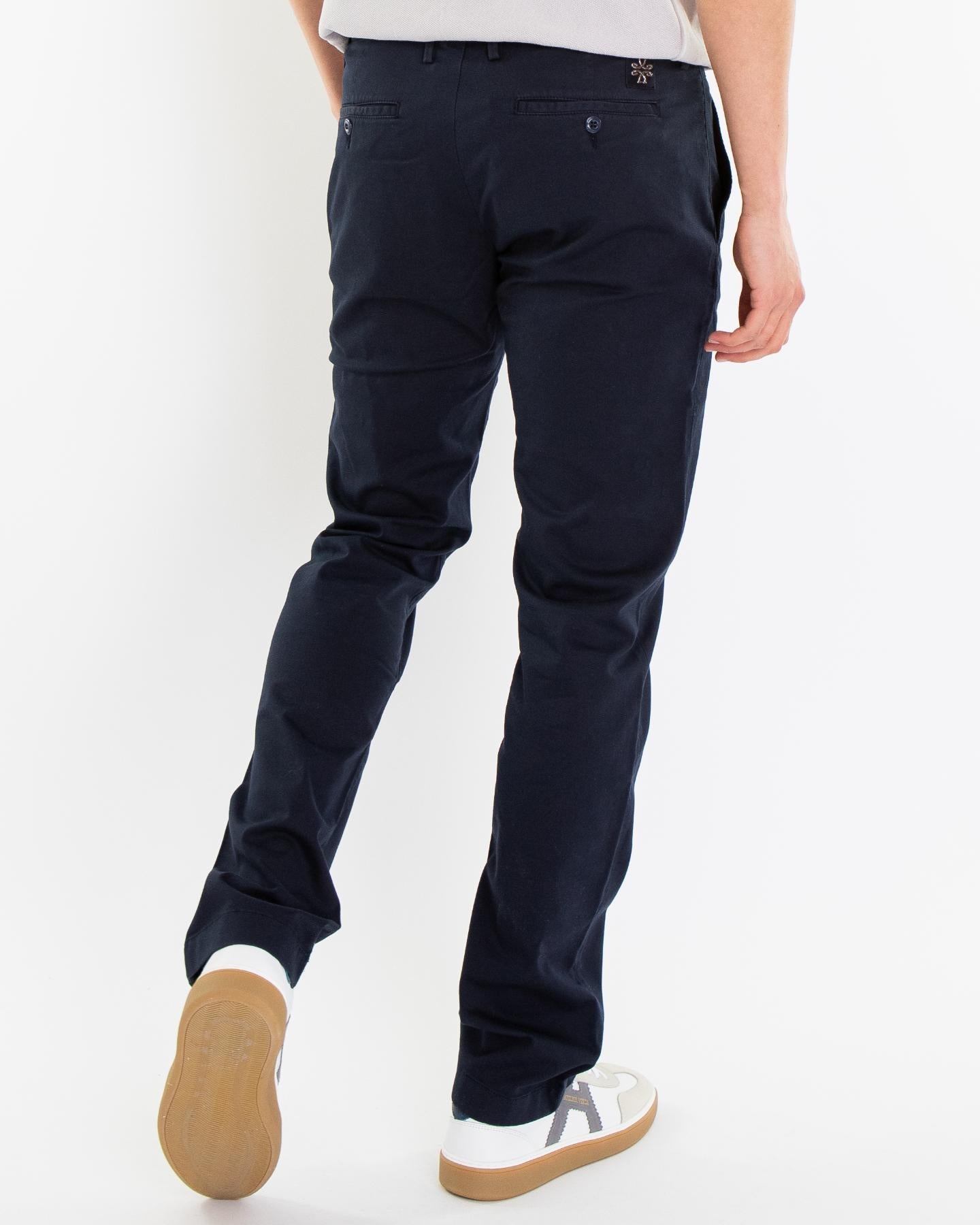 Jacob Cohen Heren Pantalone Bobby Blauw - Eleganza.nl