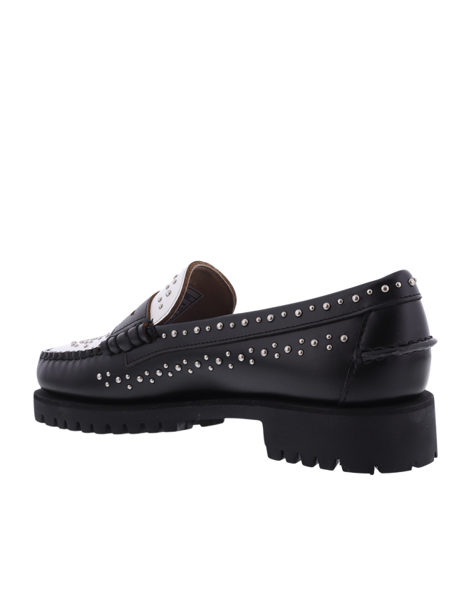 Women Dan studs loafer black/white