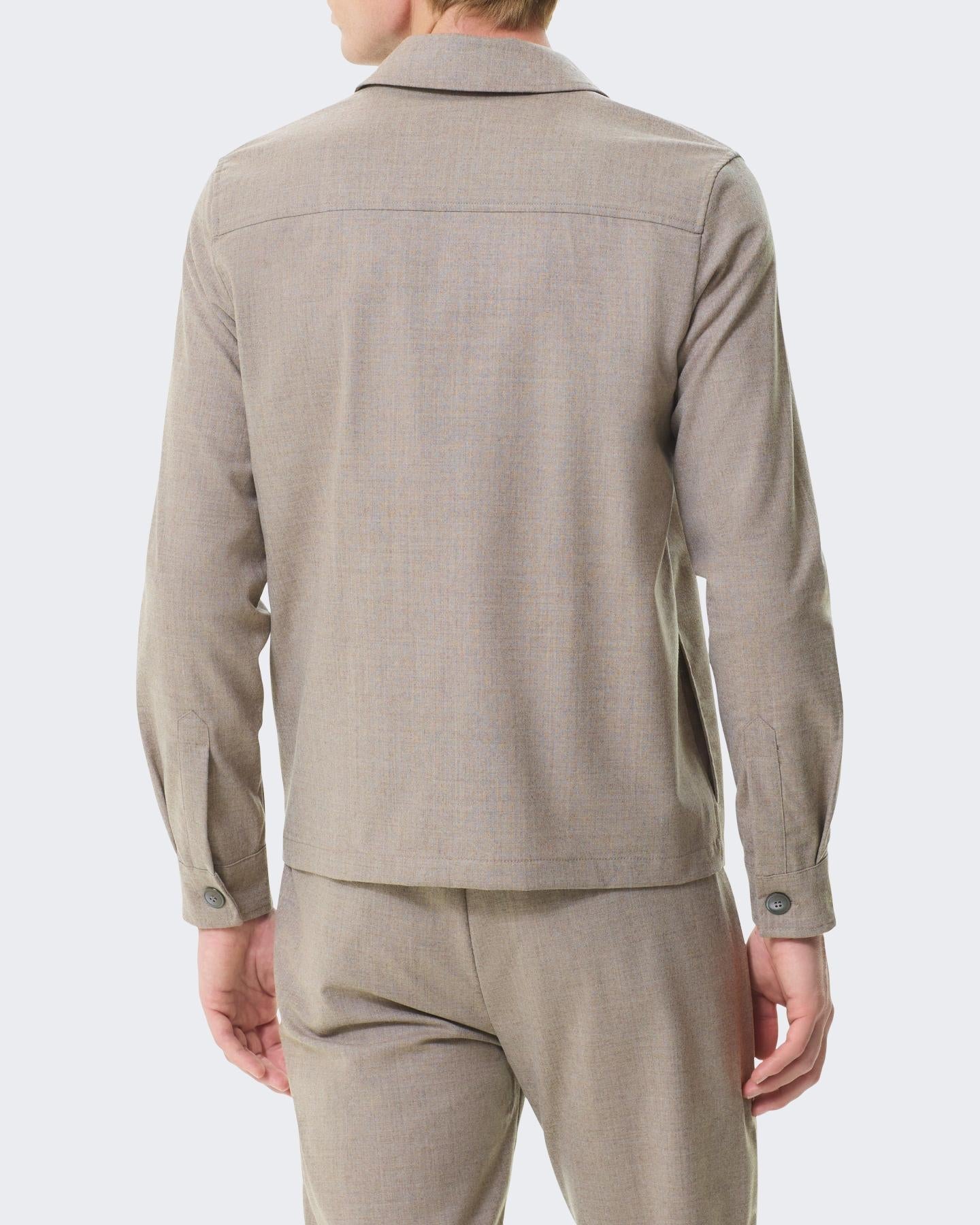 Heren Flannel Stretch Overshirt