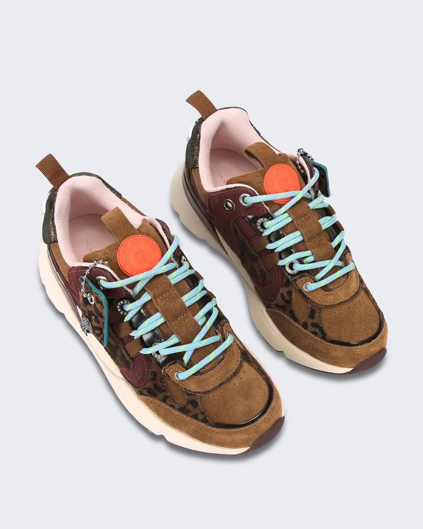 Dames Kurt Runner Bruin/Multi