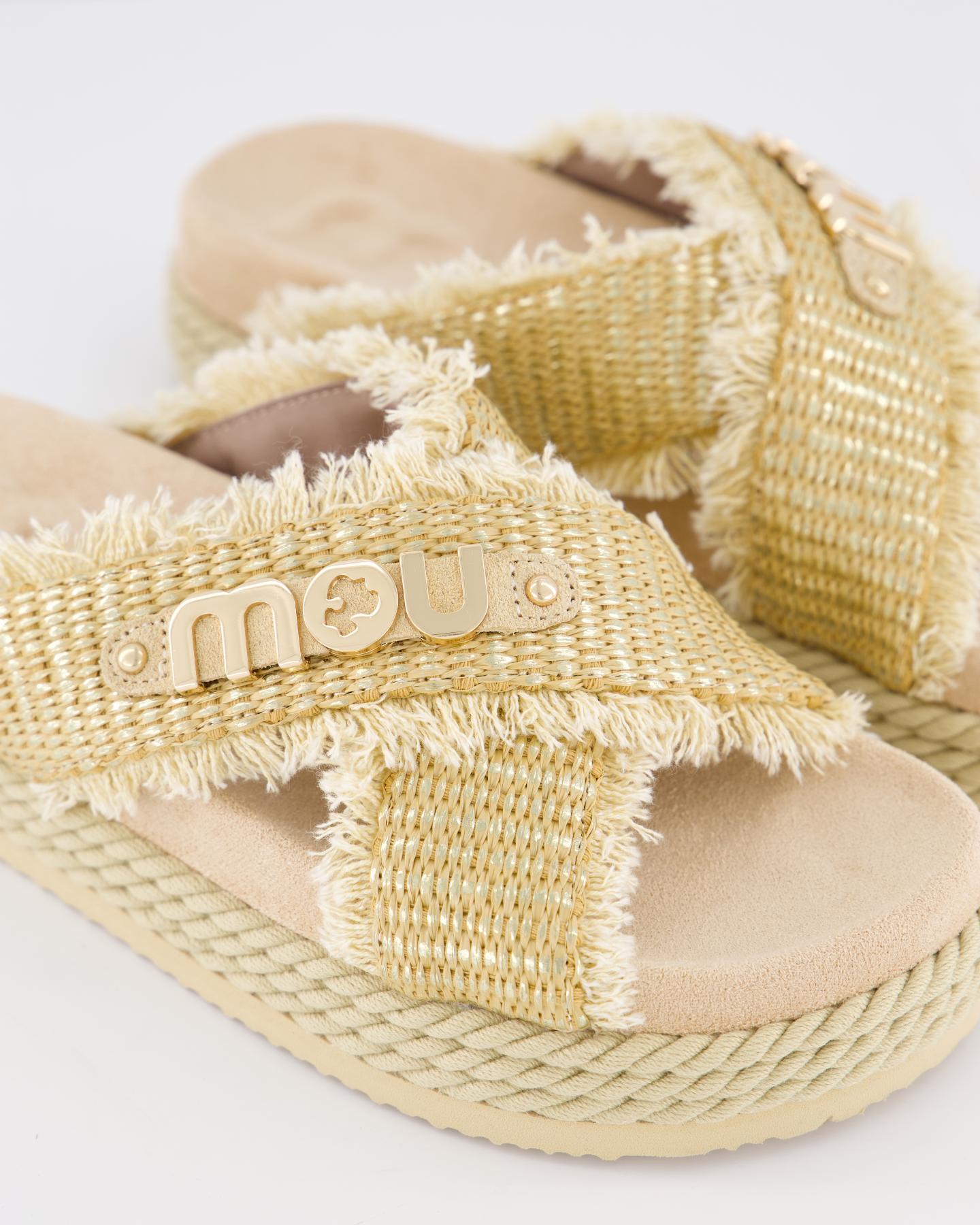 Dames Criss-Cross Rope Sandal