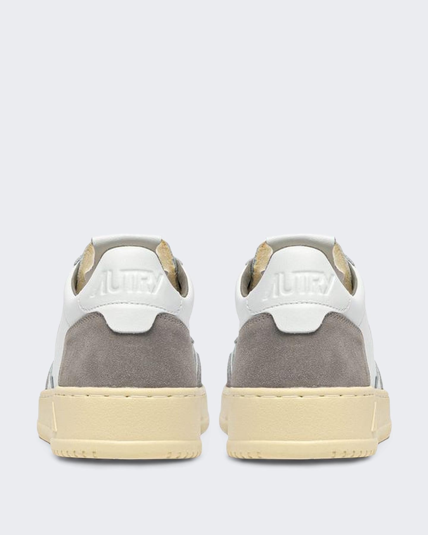 Heren Medalist Low Sneaker Wit/Grijs