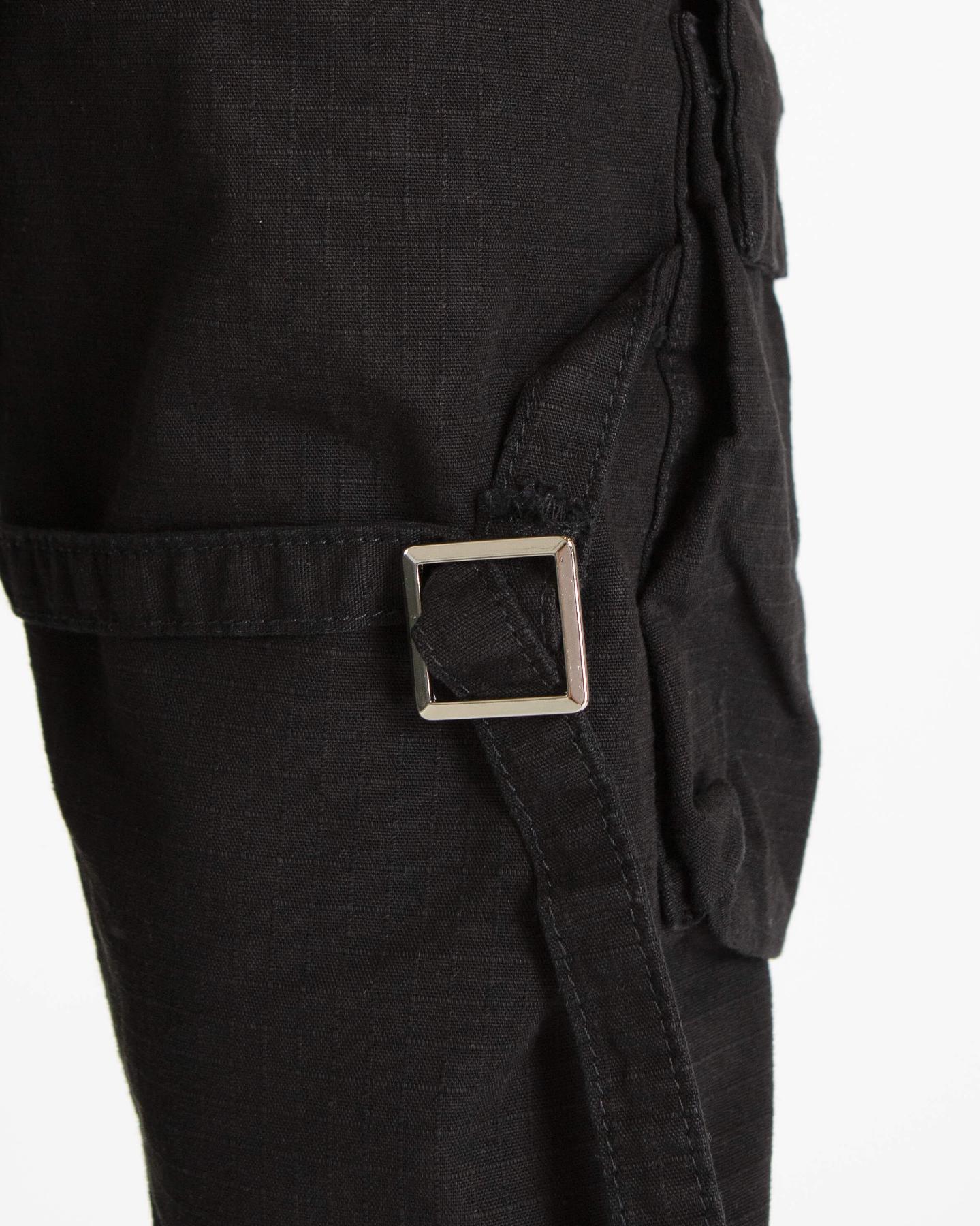 Men Phone Pocket Cargo Black
