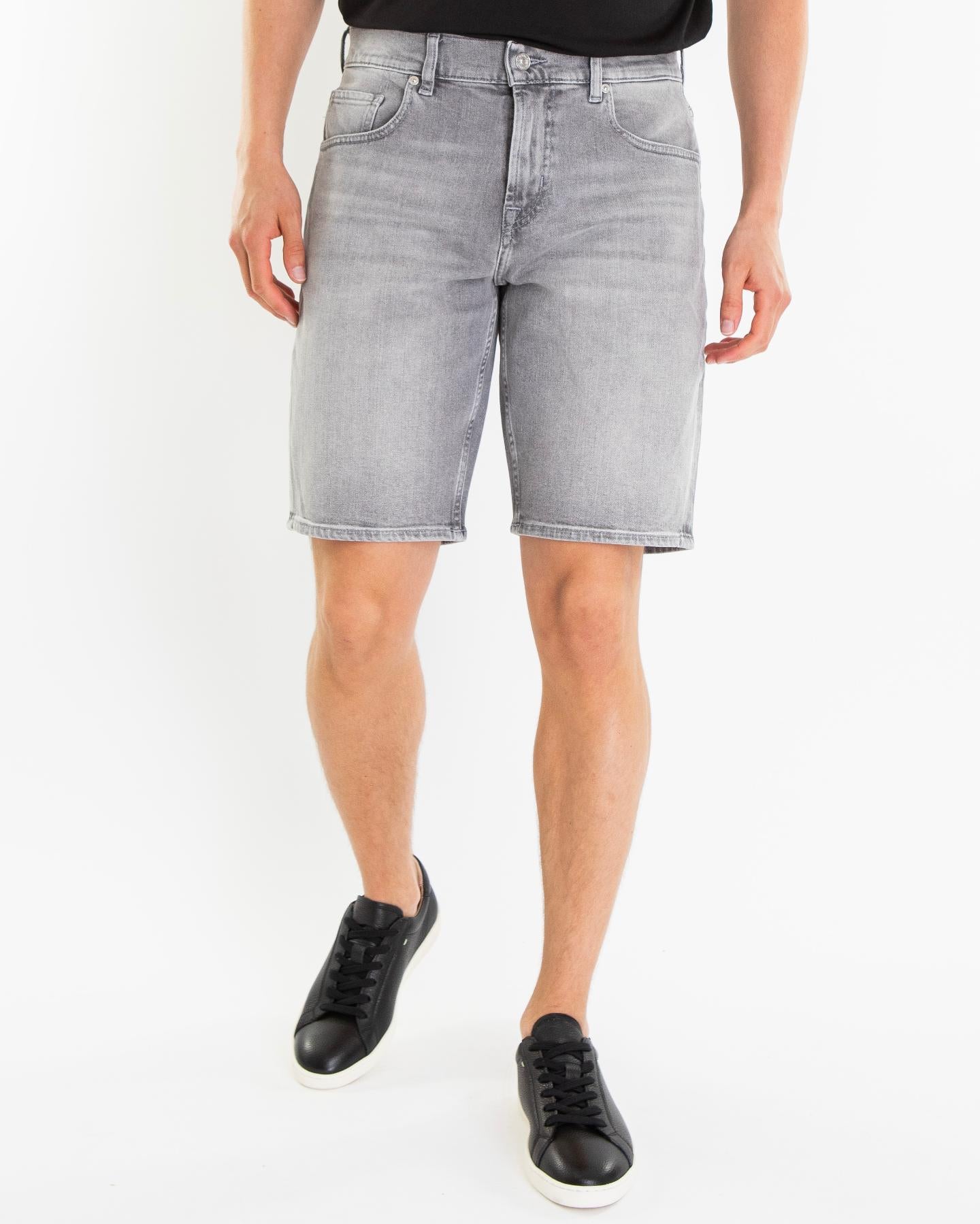 Heren Regular Shorts Spin Grijs