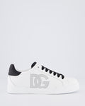 Women's Portofino Sneaker White/Black — huidige kleur