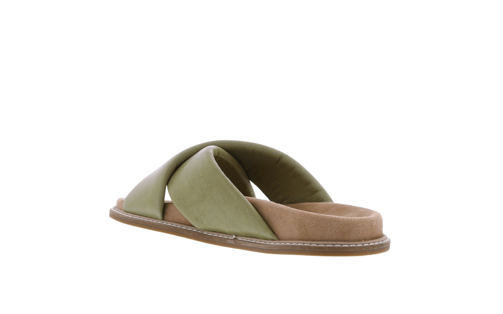Women Leather Band Slipper