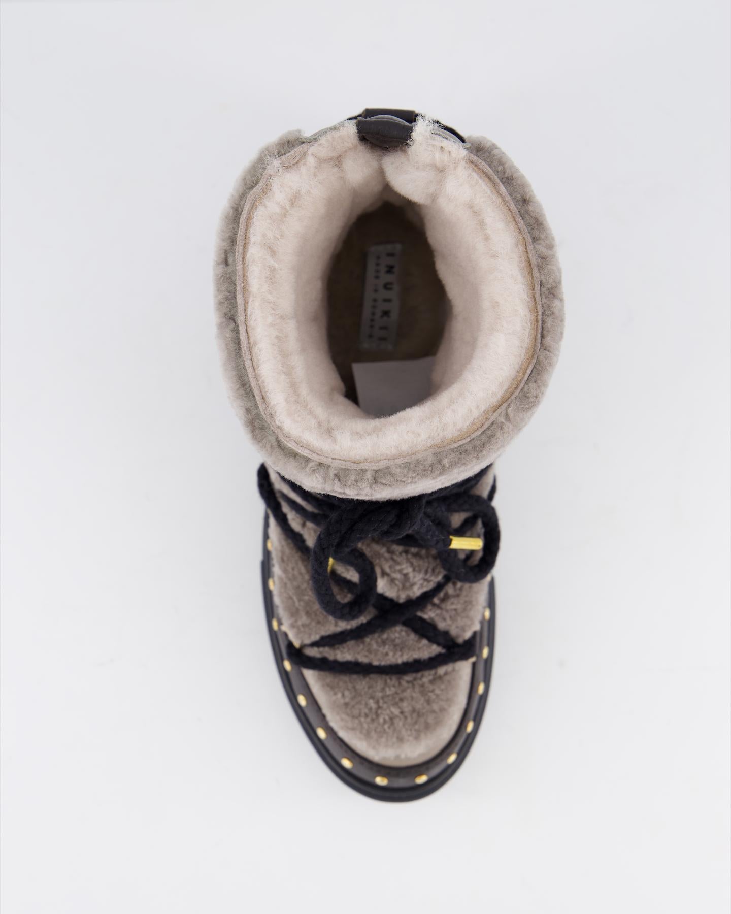 Dames Curly Rock Boot Grijs