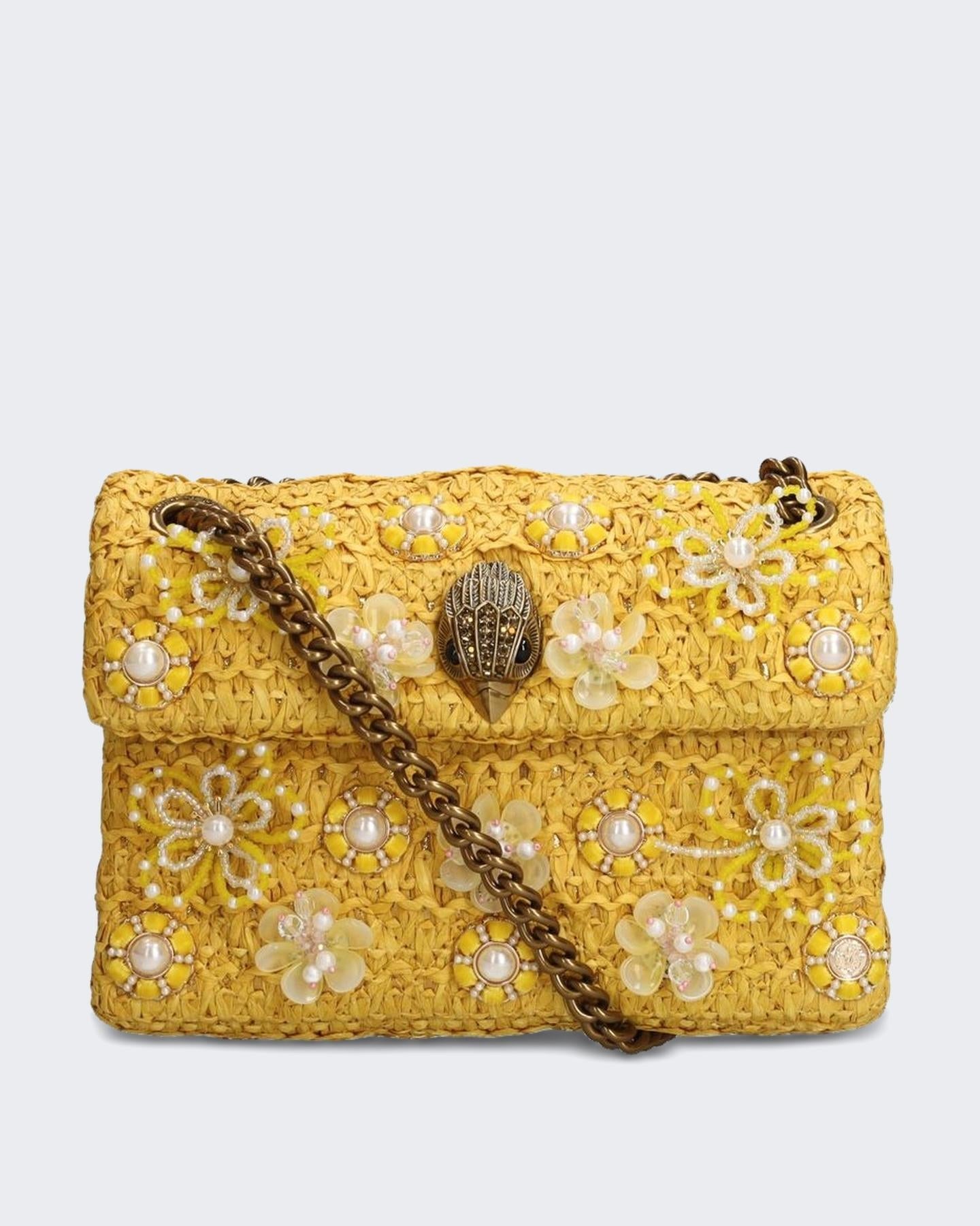 Kurt Geiger Dames Raffia Mini Kensington - Eleganza.nl