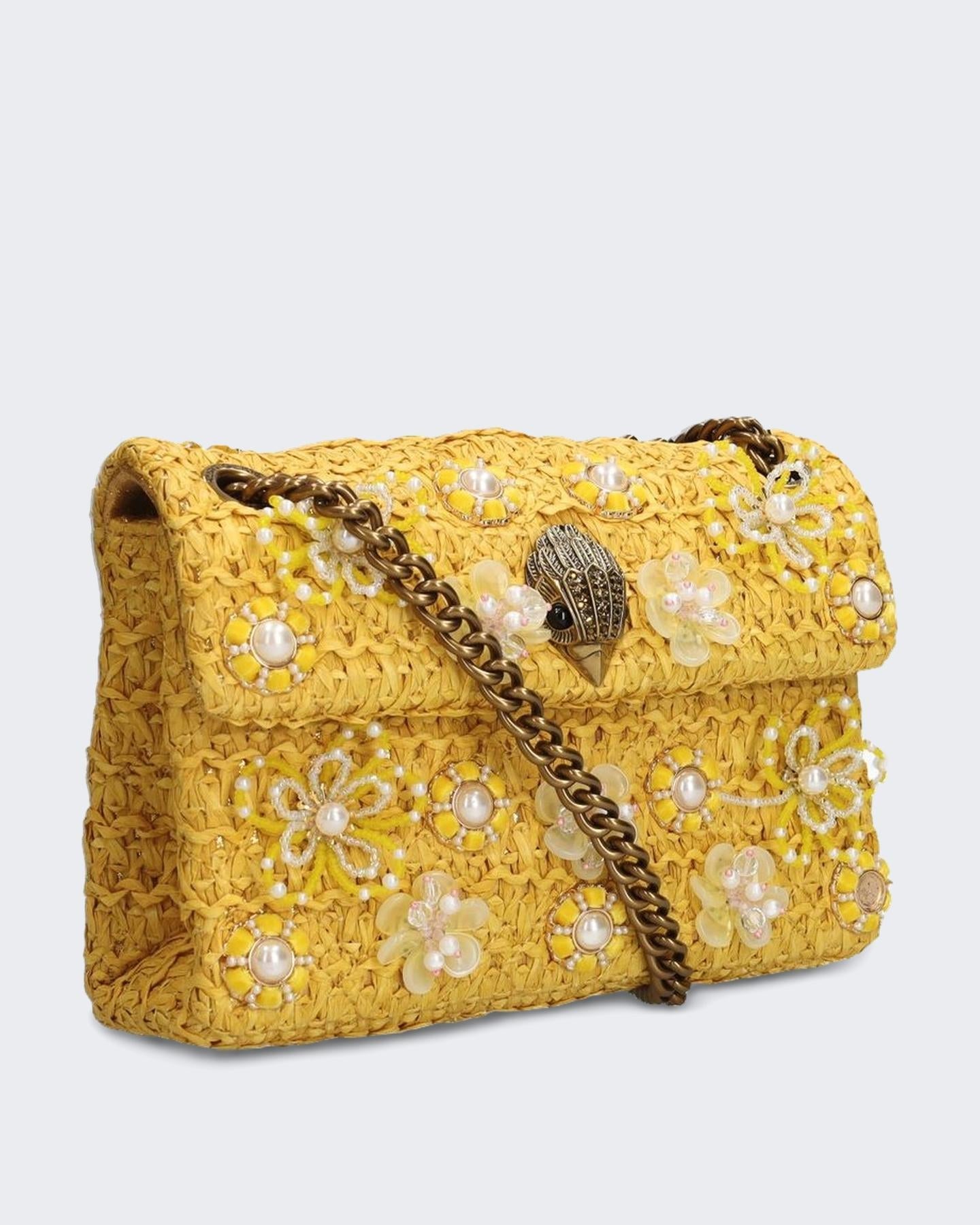 Kurt Geiger Dames Raffia Mini Kensington - Eleganza.nl