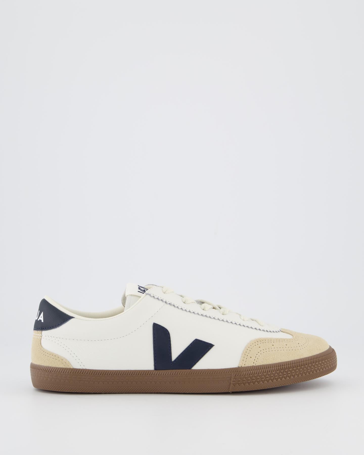 Heren Volley Sneaker Wit/Blauw