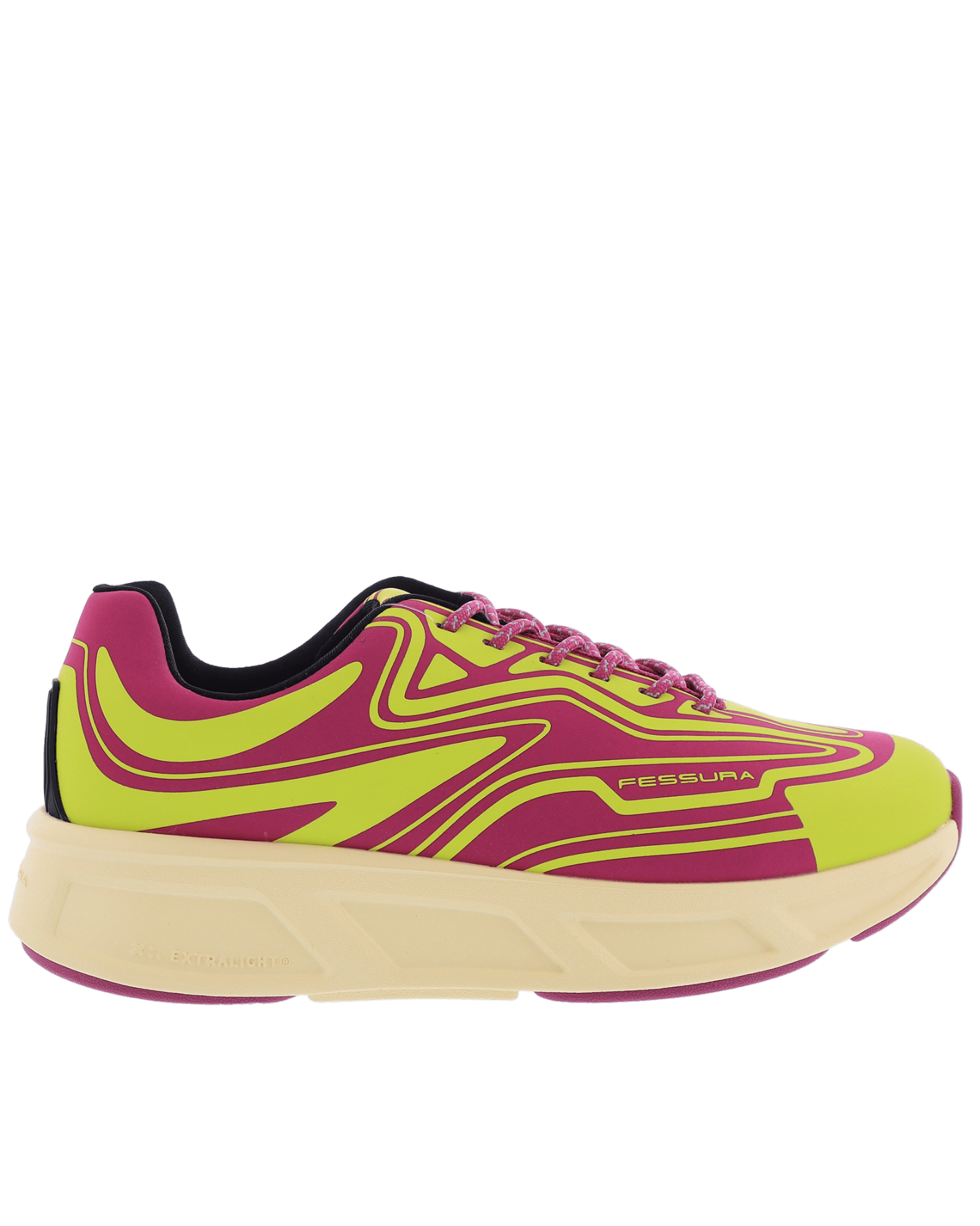 Women Runflex 02 sneaker yellow/pink