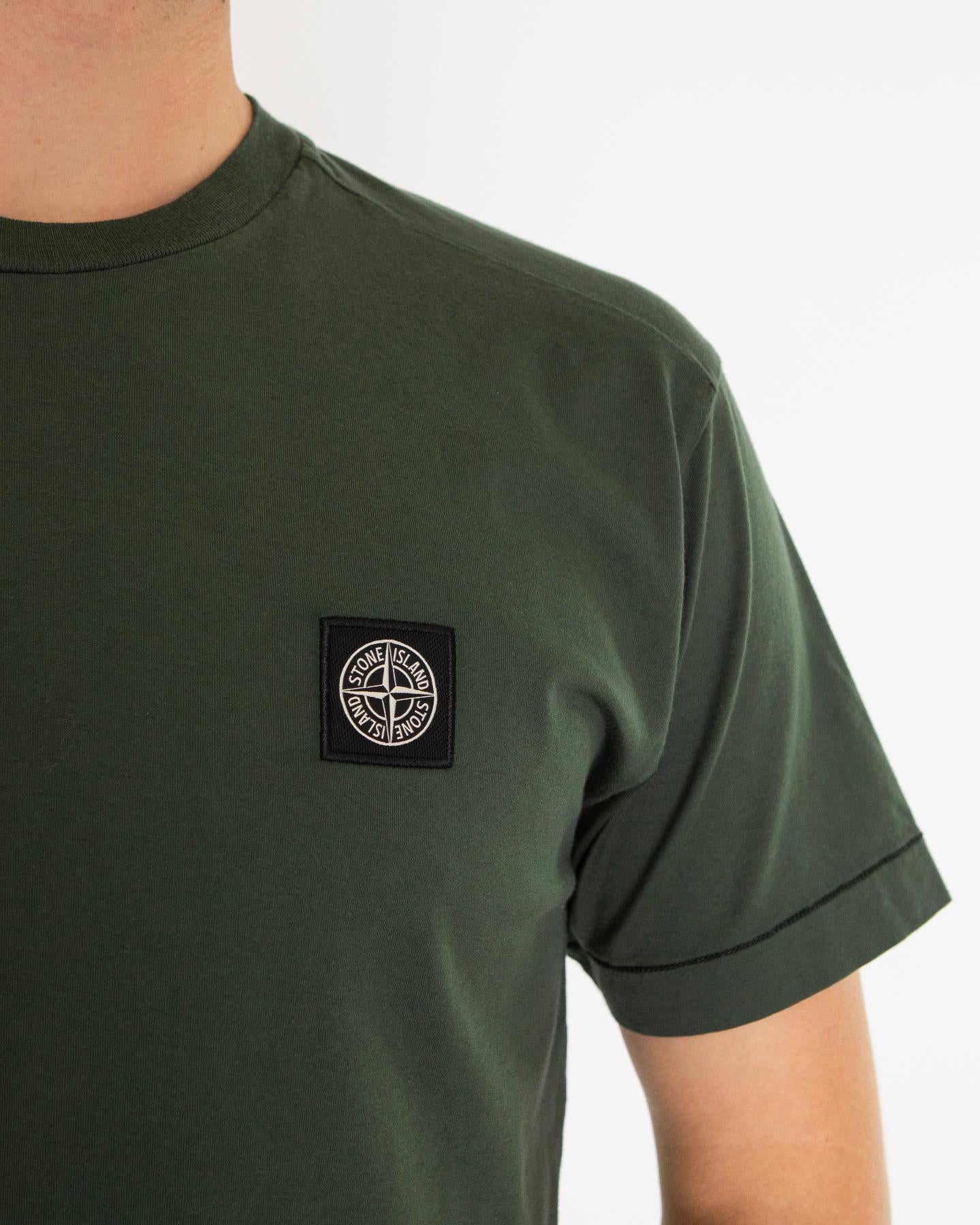 Heren Compasslogo T-Shirt Groen
