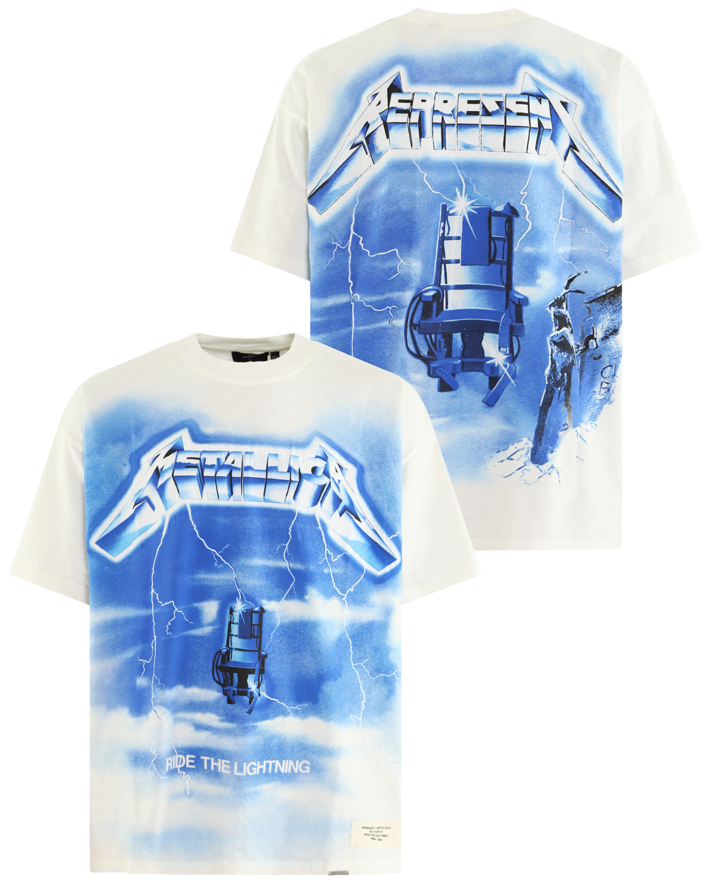 Heren Metallica Ride T-Shirt Wit