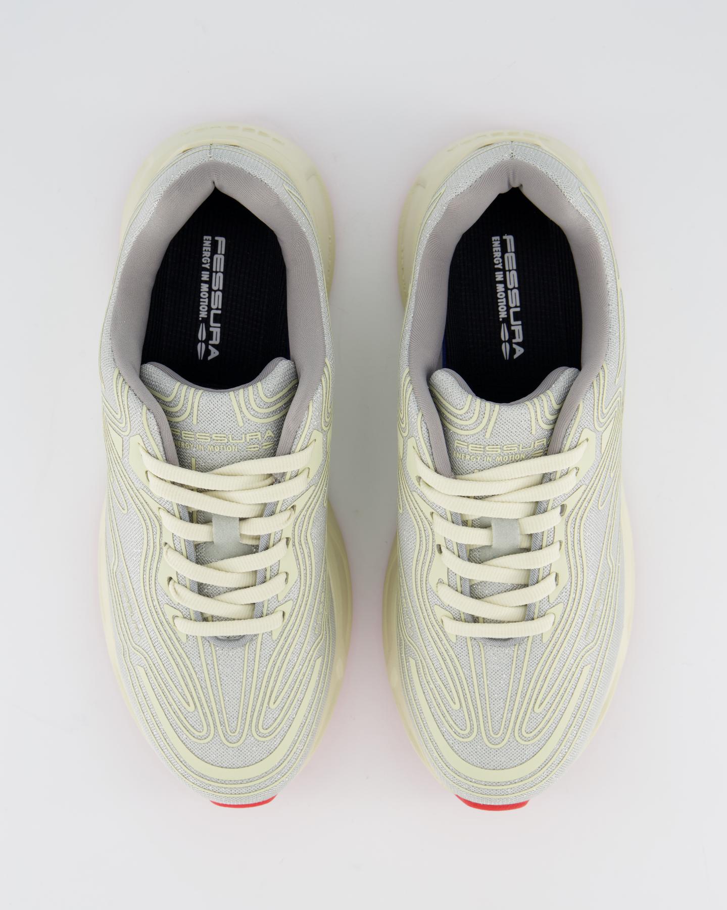 Dames Run 01 Sneaker Grijs/Zilver