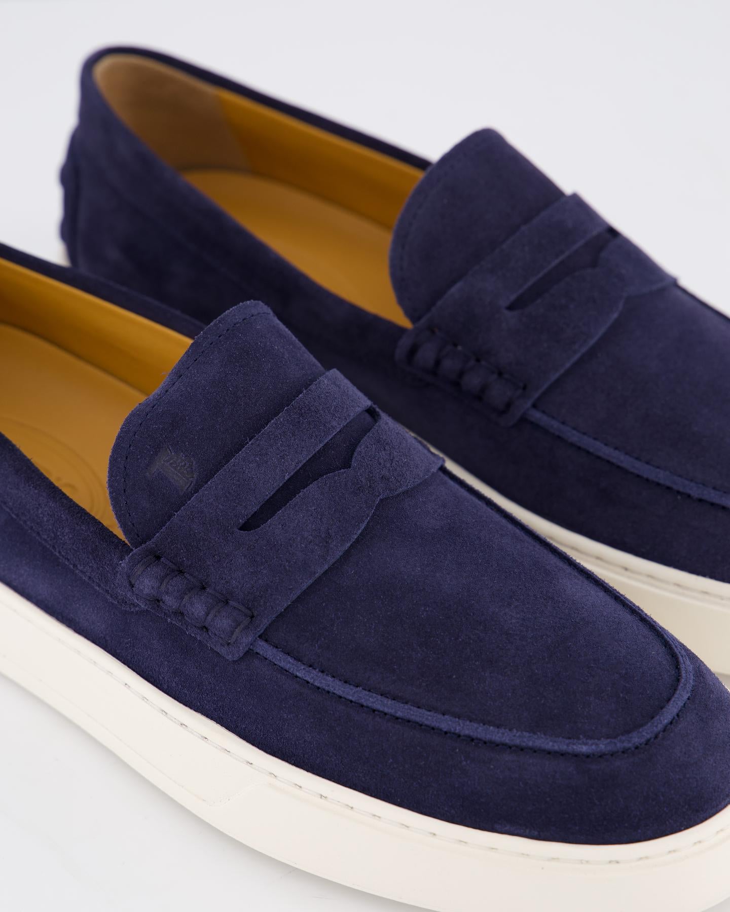 Heren Mocassino Cassetta Blauw