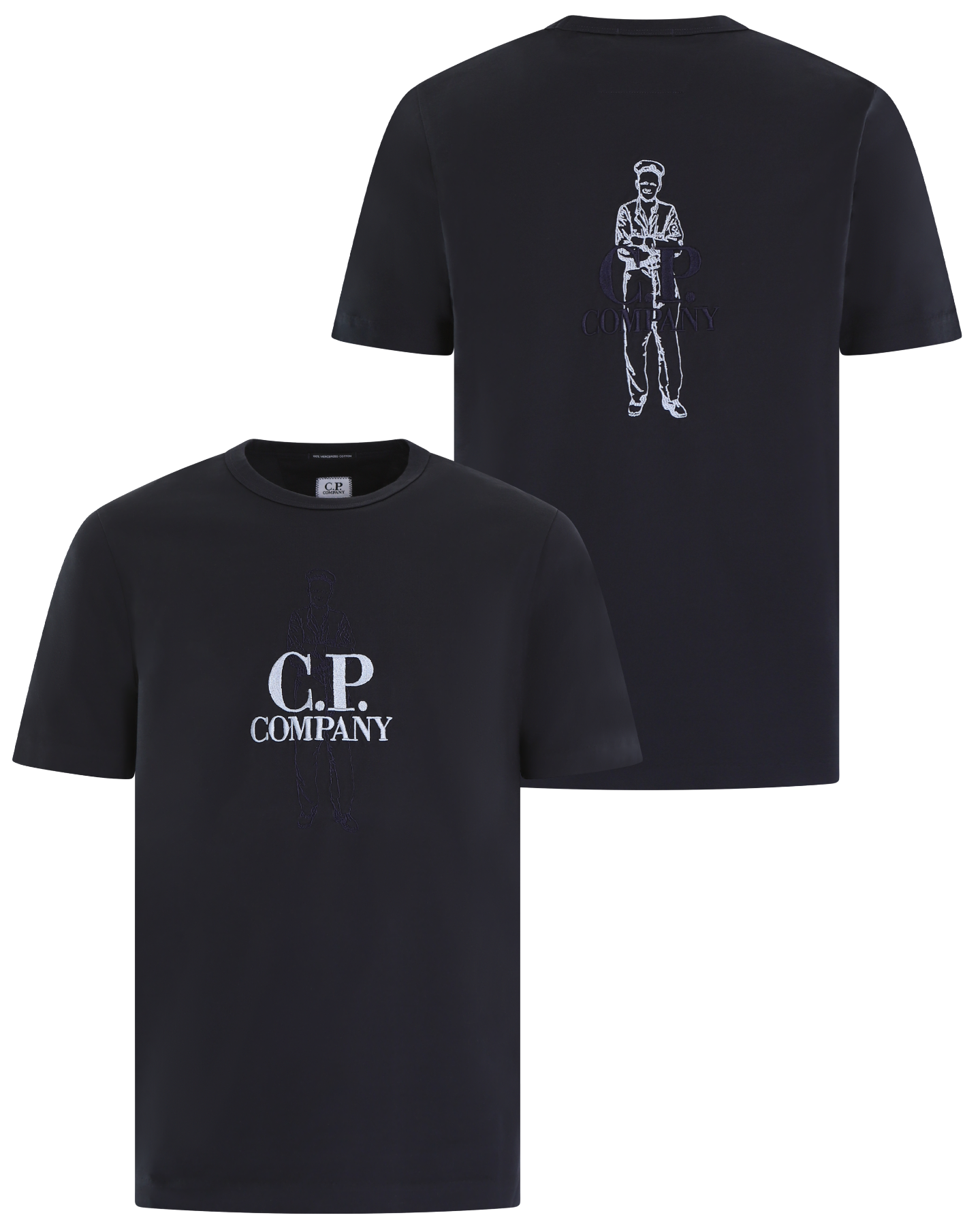 Heren Twisted Sailer Shirt Blauw