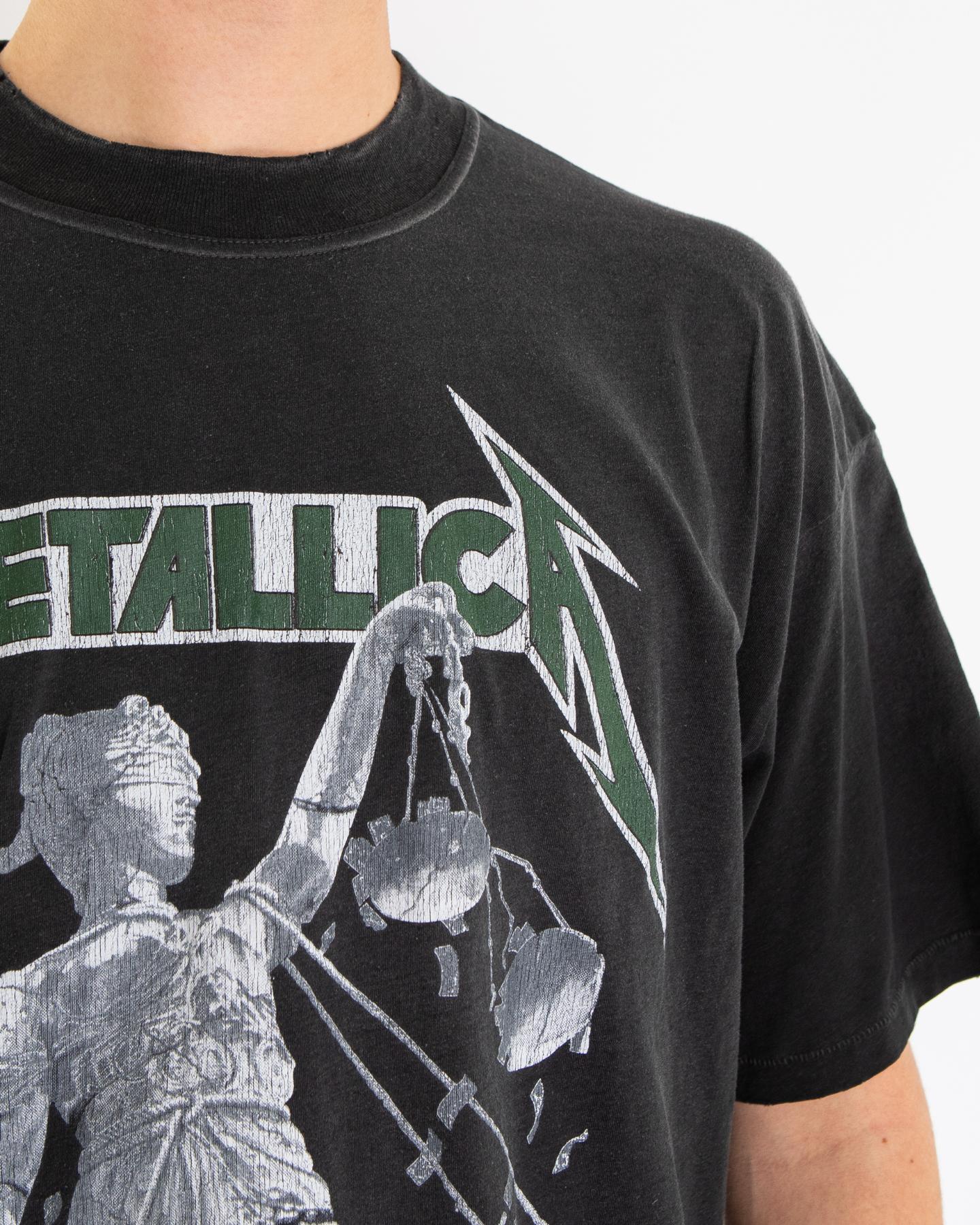 Heren MetallicaJustice T-Shirt Zwart