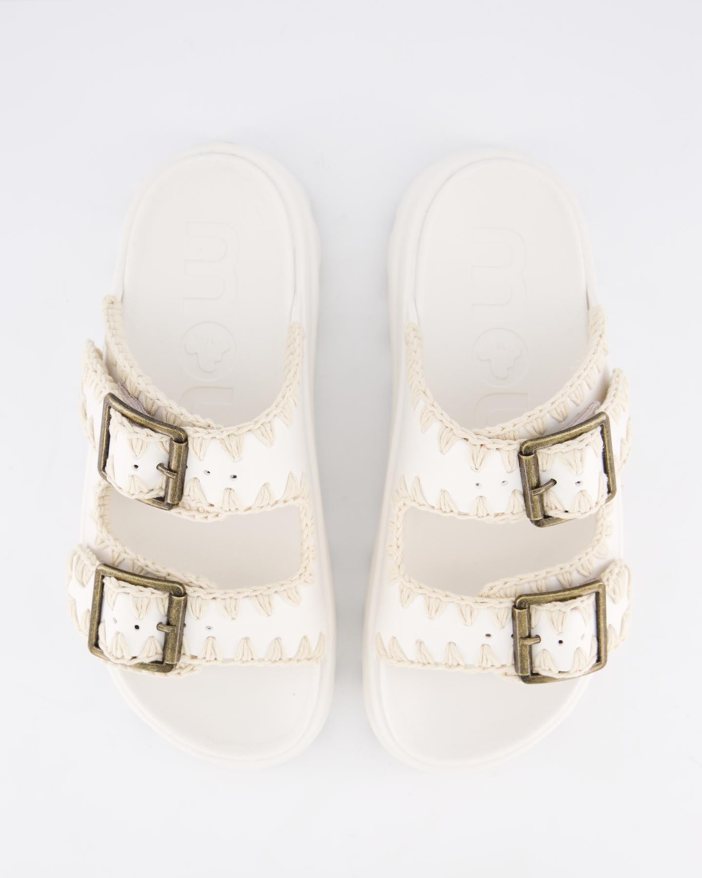 Dames Eva One-Piece Slide Two-Buckle