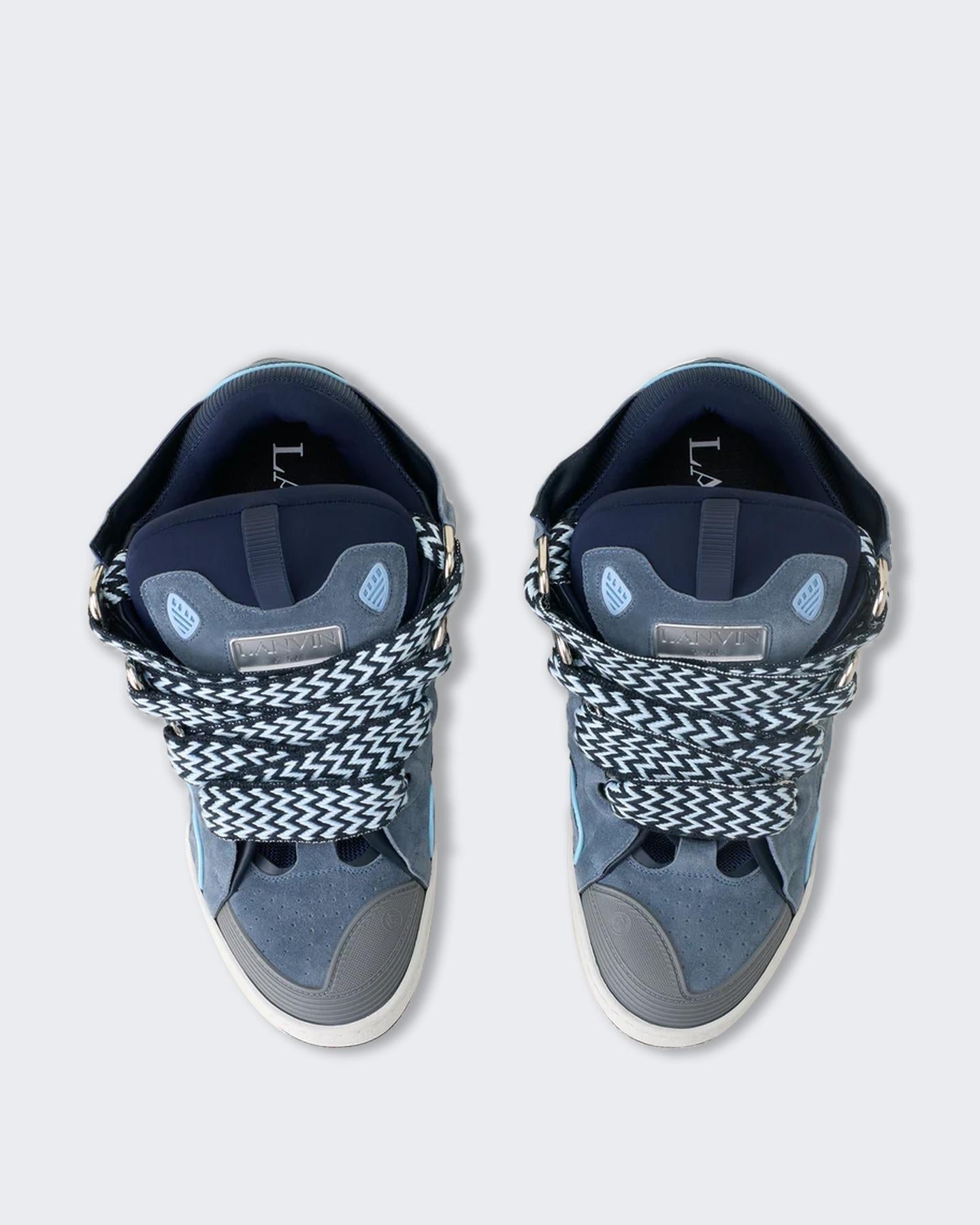 Lanvin Heren Curb Sneakers Bicolor - Eleganza.nl