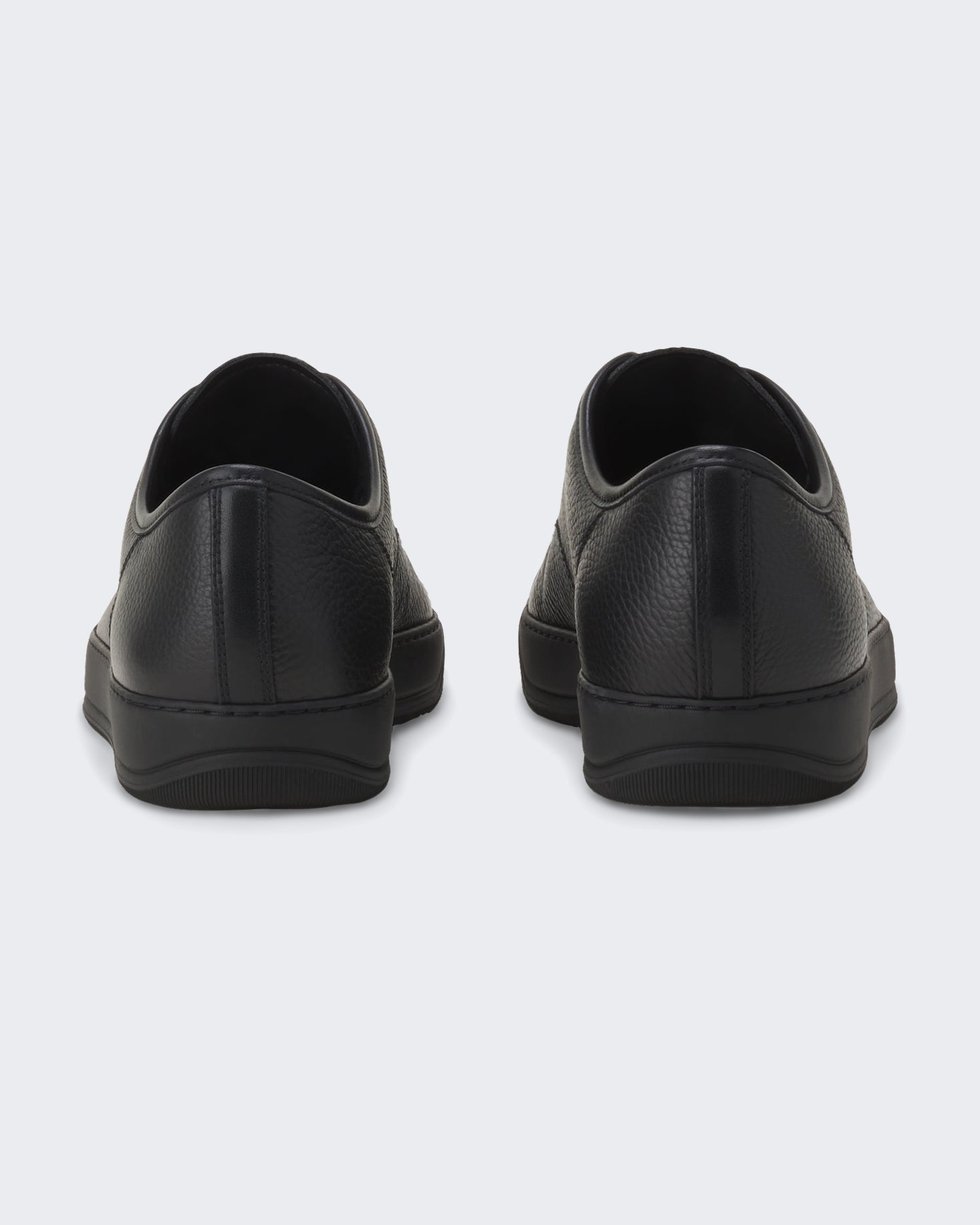 Lanvin Heren Dbb1 Sneakers Grained Leather Zwart - Eleganza.nl