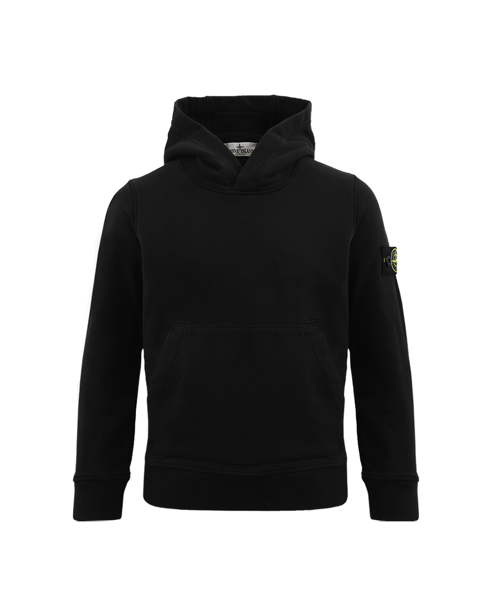 Kids Logo-Patch Hoodie Black