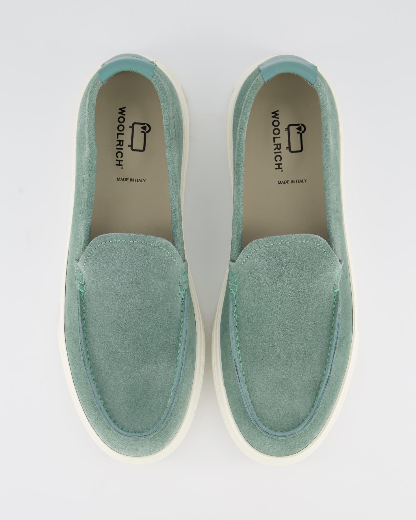 Heren Boat Slip On Loafer Groen