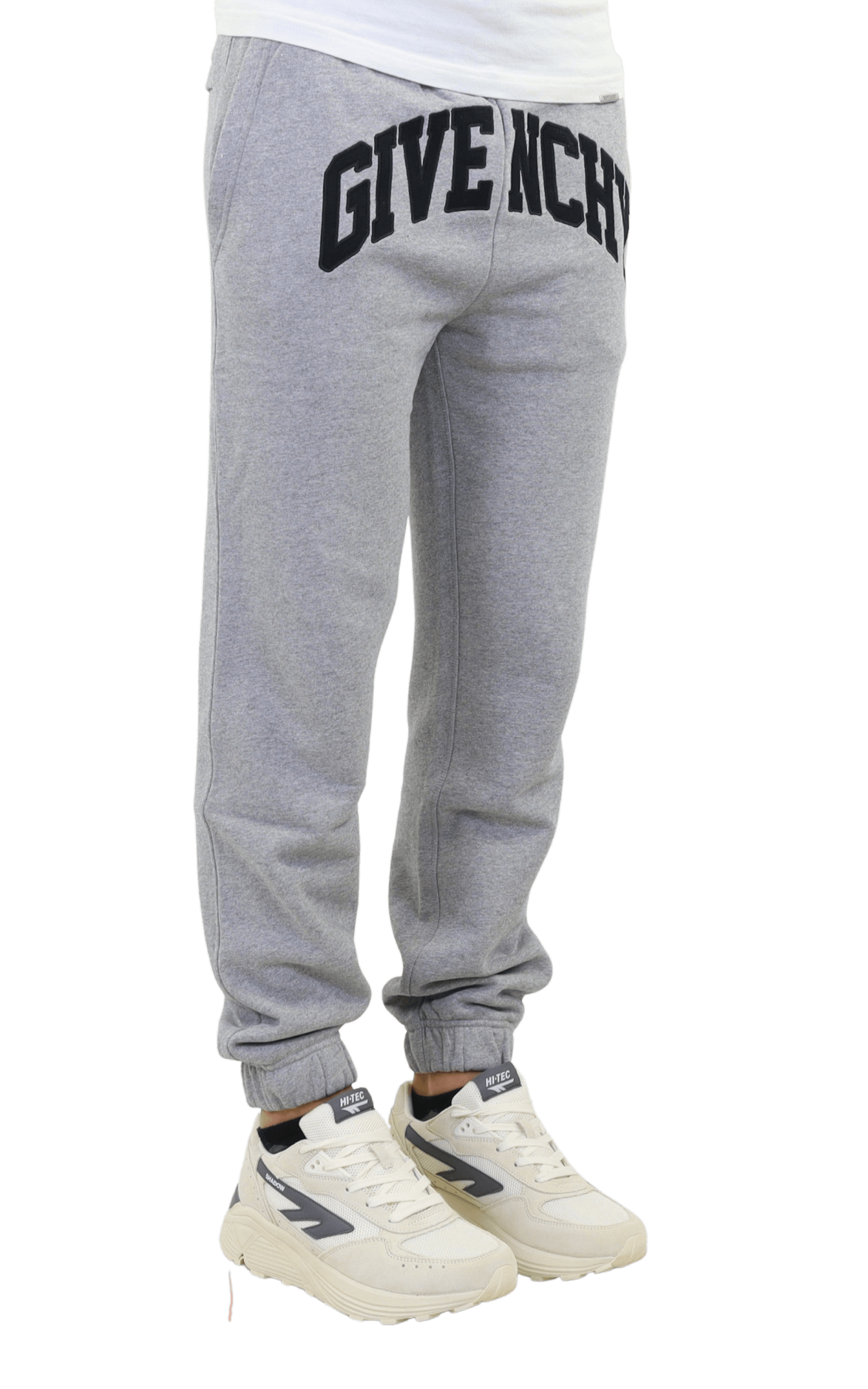 Men Slim Fit Cotton Joggers Gray
