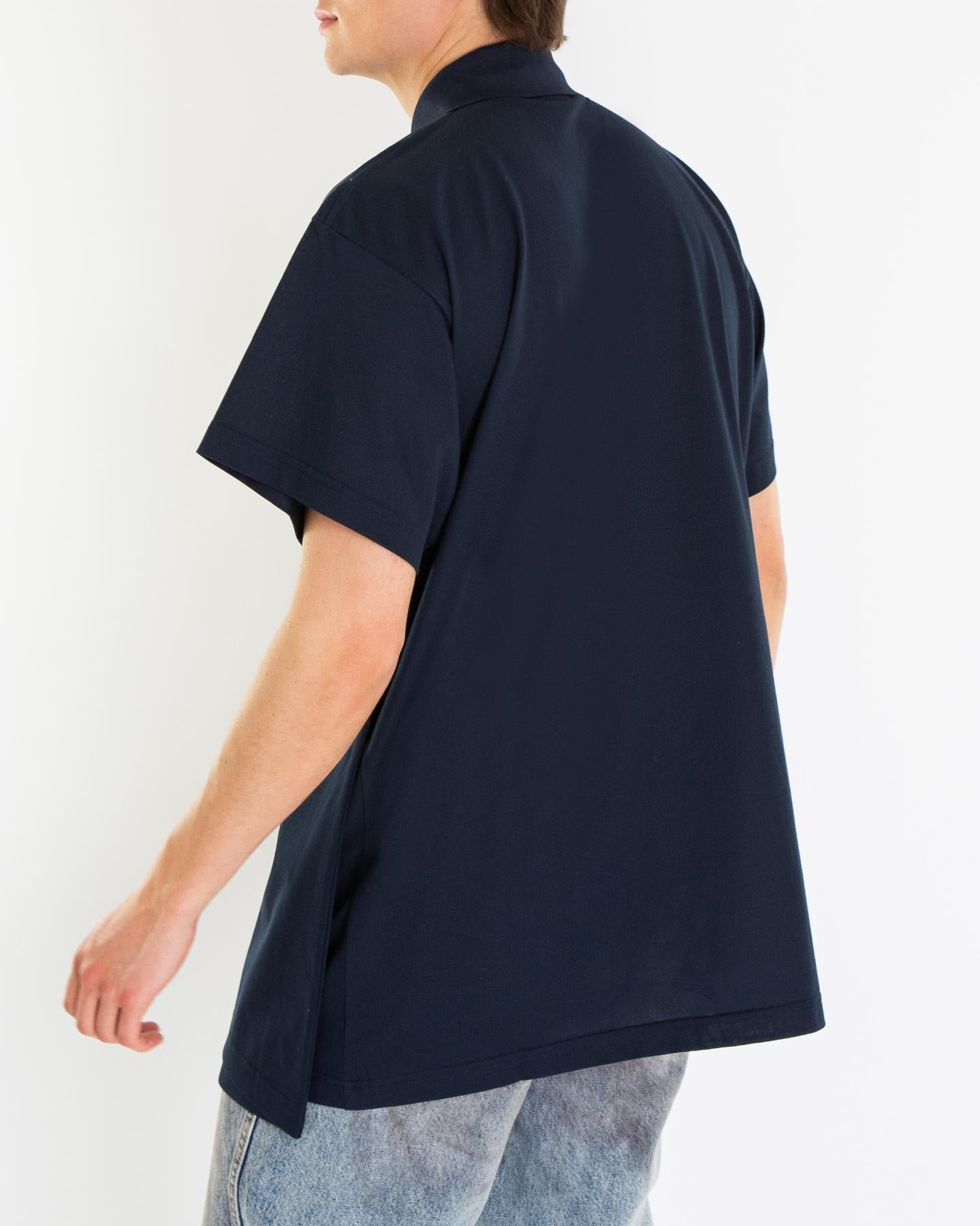 Heren Intertwined Polo Blauw