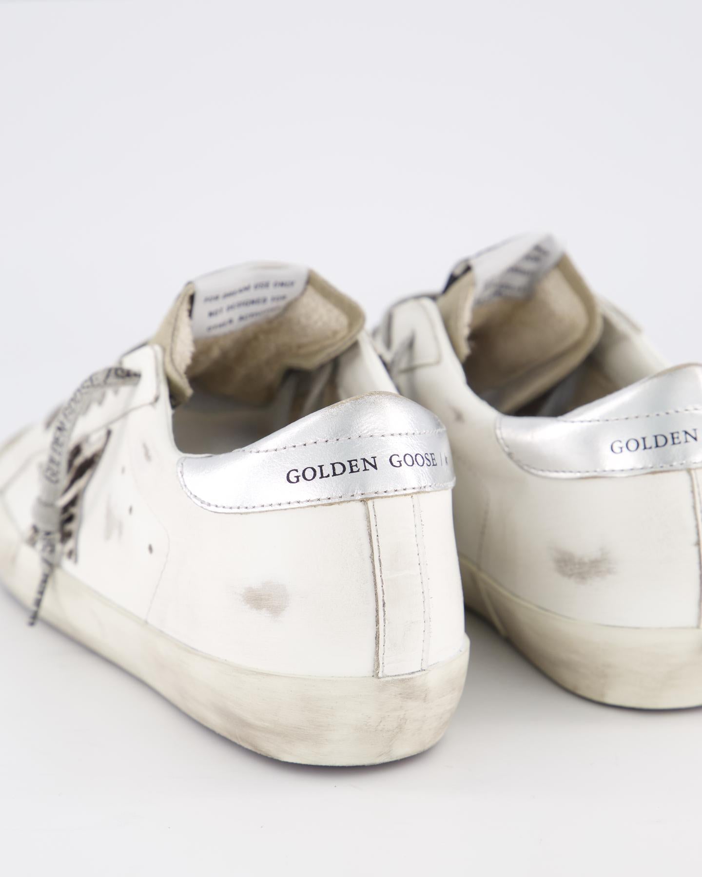 Dames Super-Star Sneaker Wit/Zebra