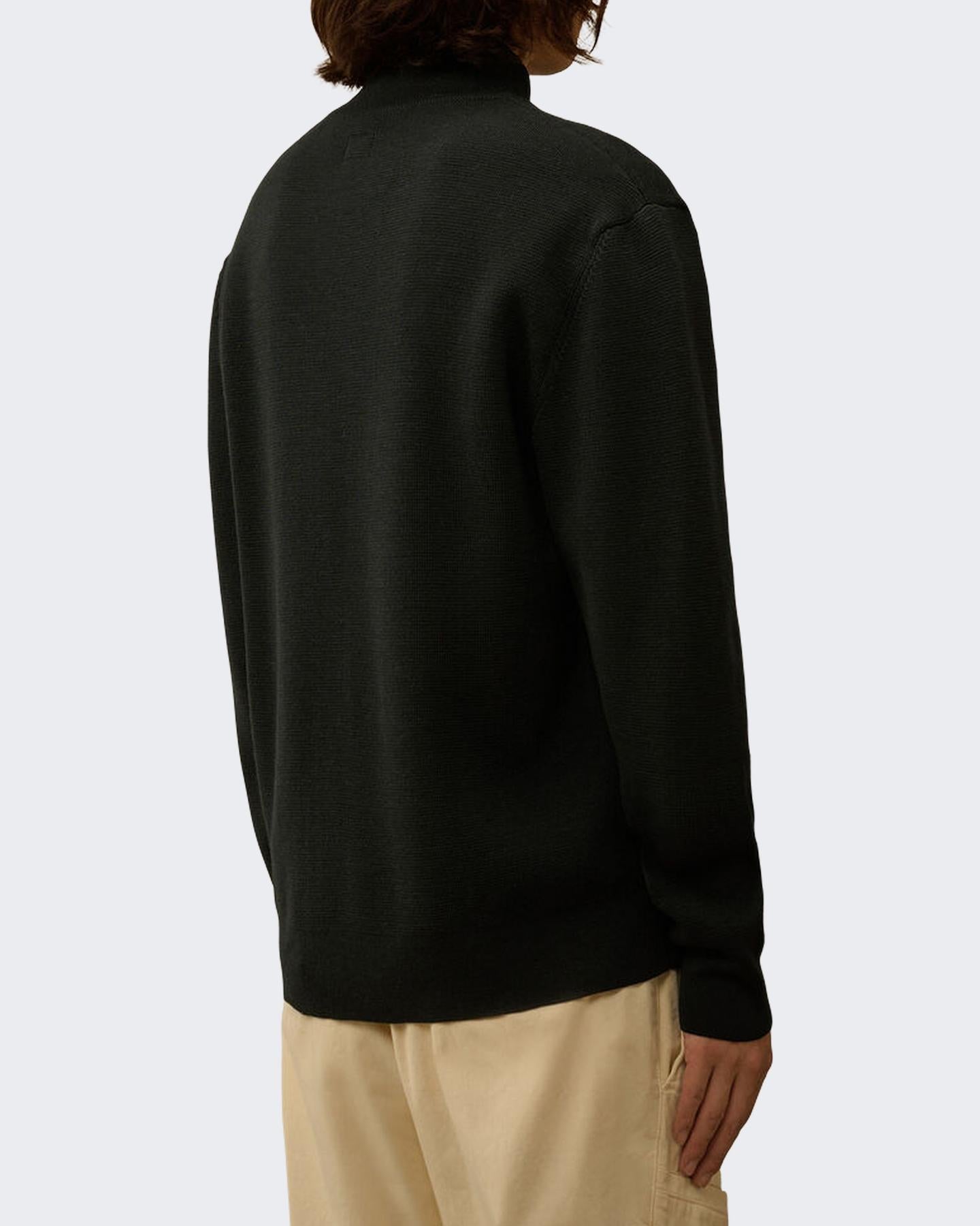 Heren Re-Wool Zip Cardigan Groen