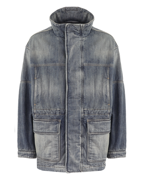 Men Parka Gray/Blue
