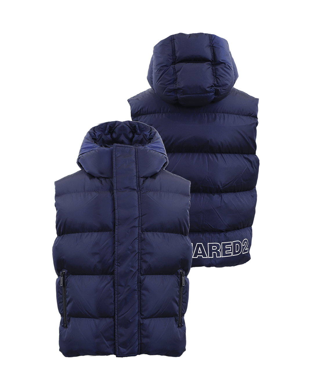 Dsquared2 Kids Gile Bodywarmer Blauw jas