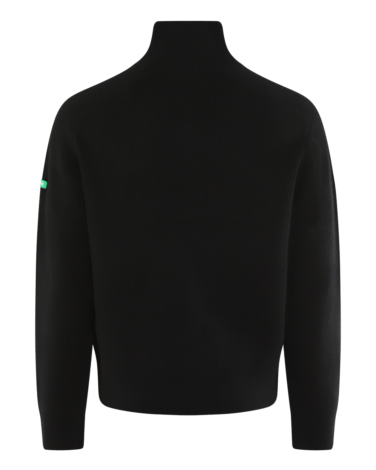Heren Badge Knit Cardigan Zwart