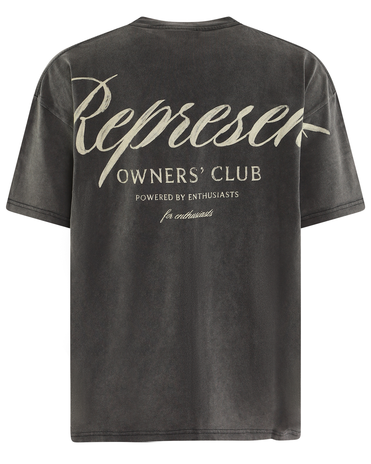 Heren Owners Script T-Shirt Blauw