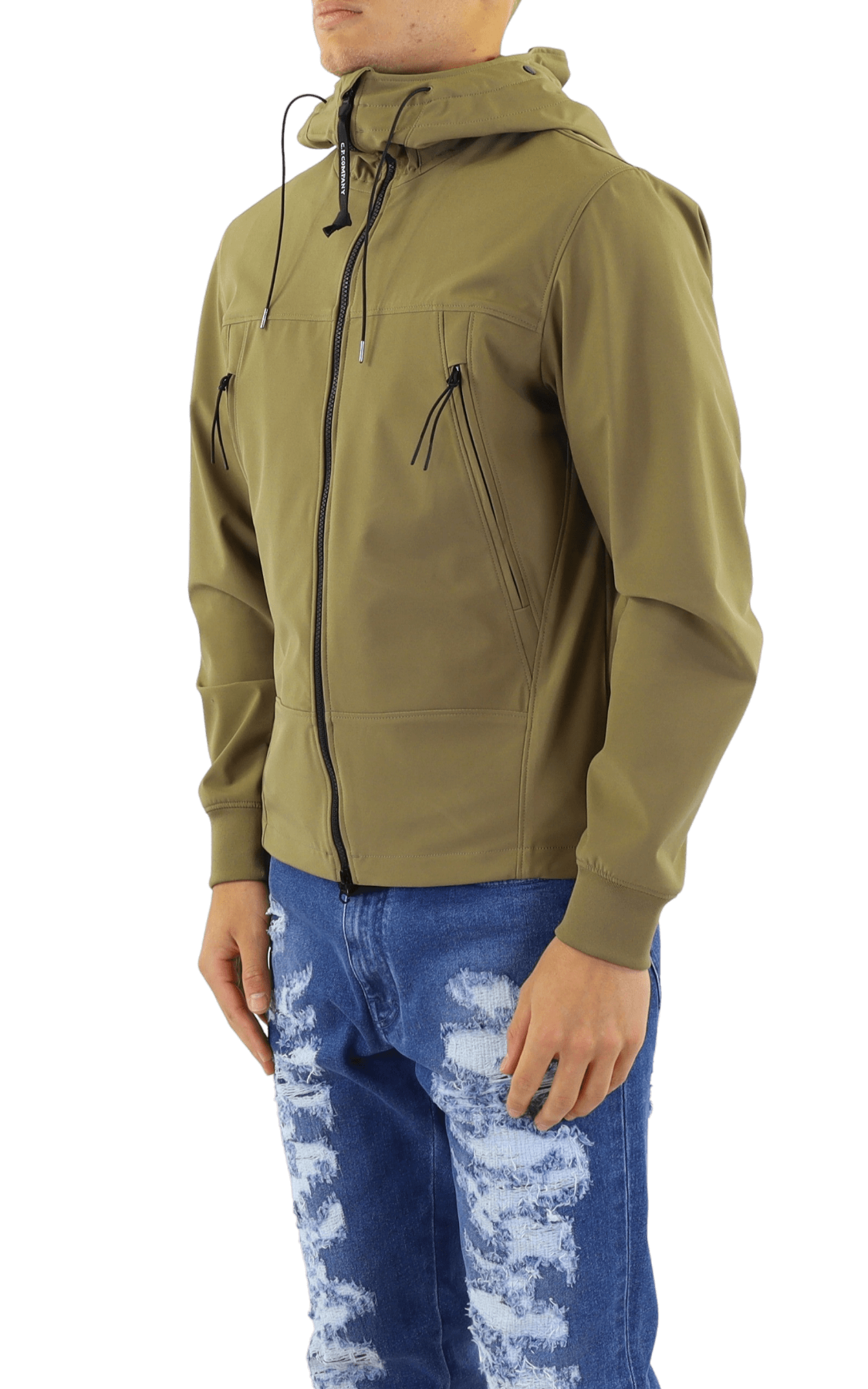 Men Soft Shell Medium Jacket Green