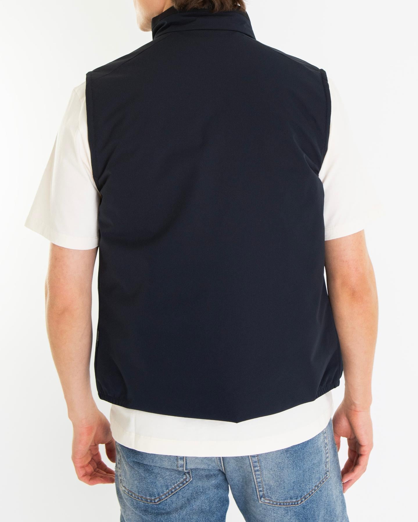 Woolrich Heren Two Layers Sailing Vest Blauw