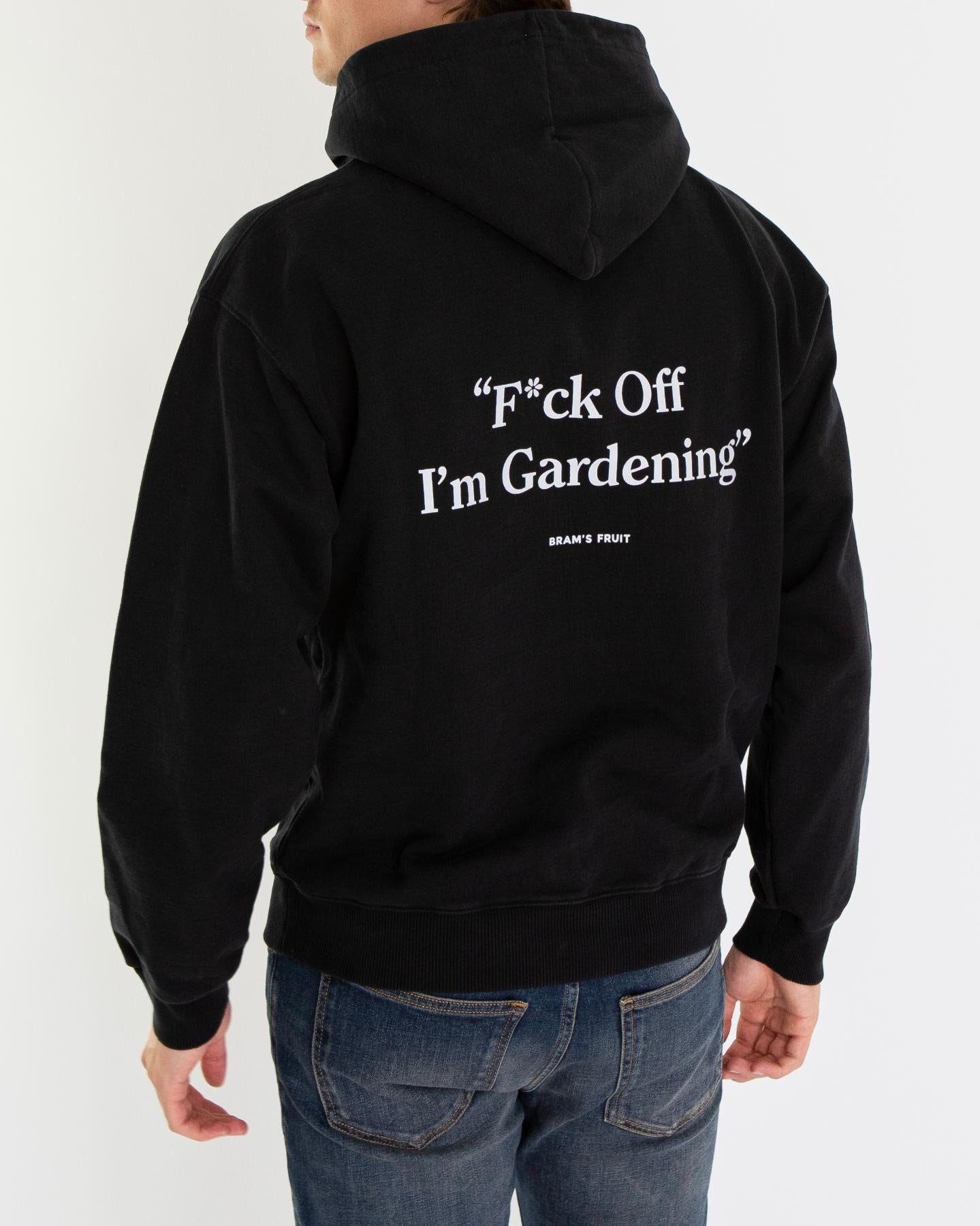 Heren F*Ck Off Hoodie Zwart