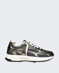 Unisex Sneaker met craquelé-afwerking in Green — huidige kleur