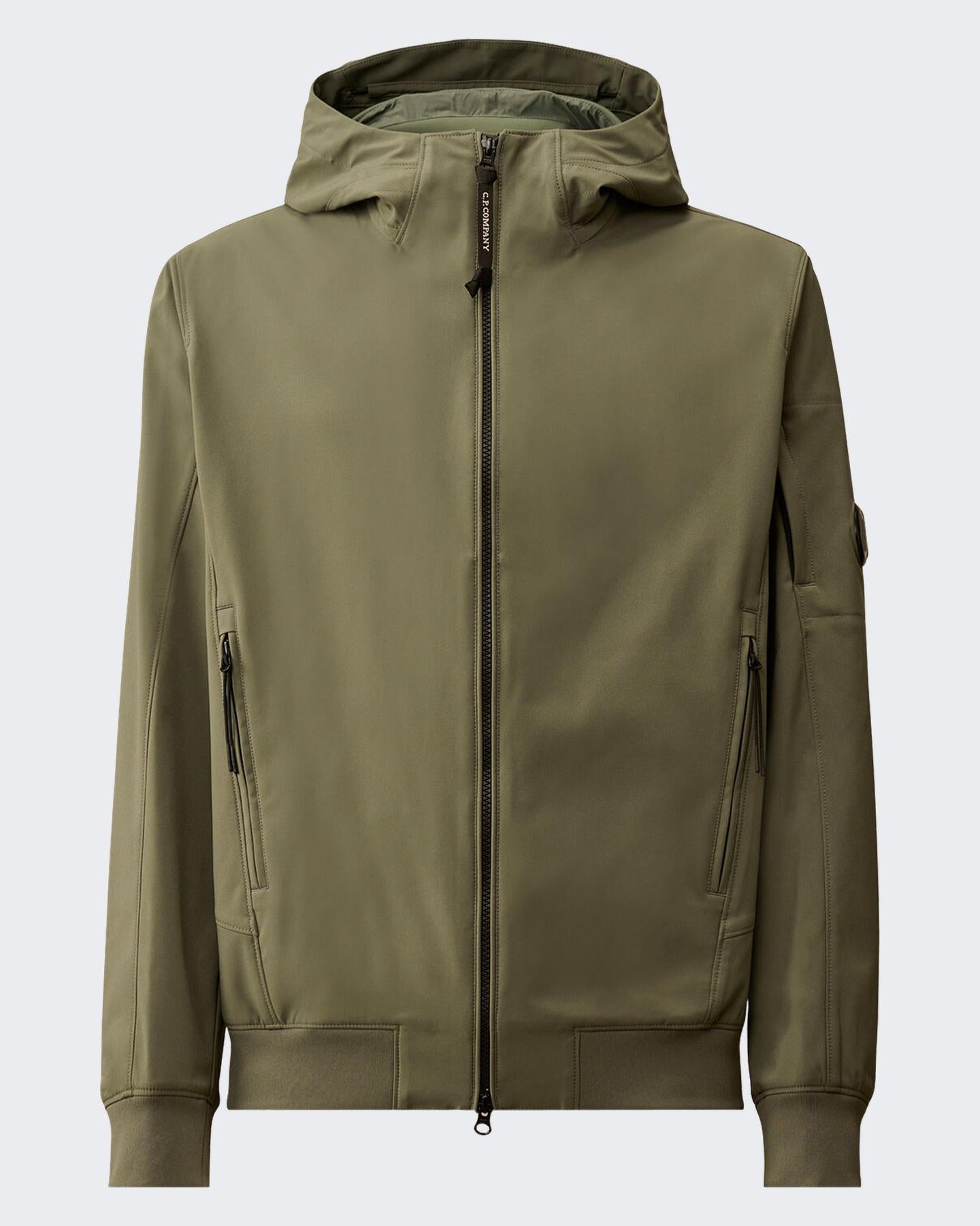 C.P.Company Heren Hooded Lens Jacket Groen