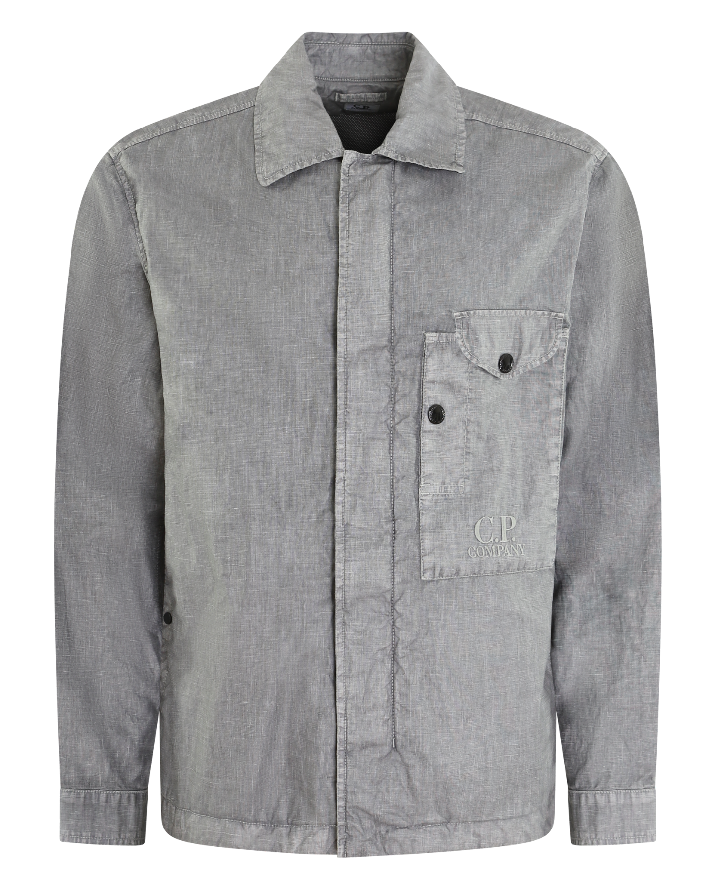 Heren Lino Wax Overshirt Groen