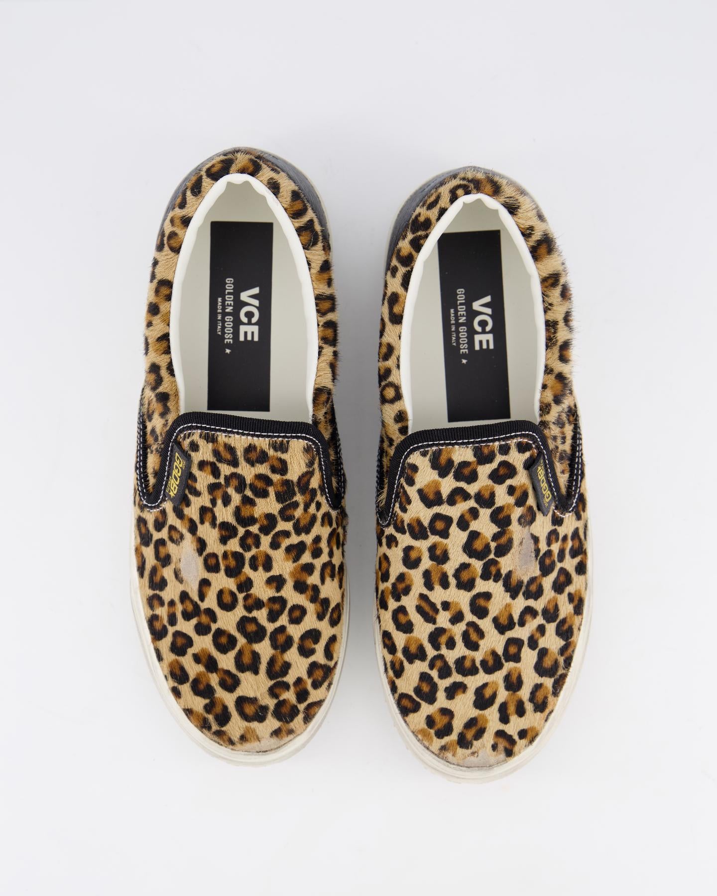 Dames Vce Horsy Slip on Beige